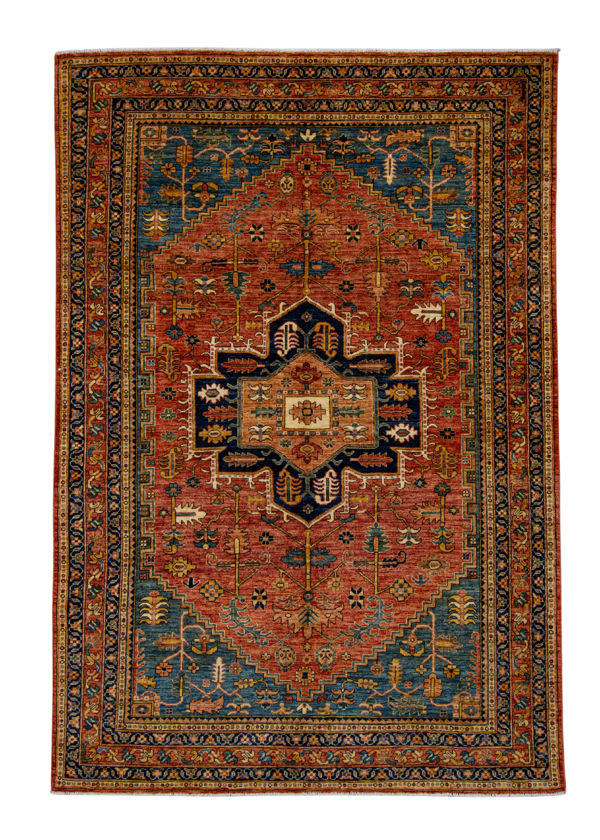 Oriental Hand Knotted Rug 6' x 8'11" #9005