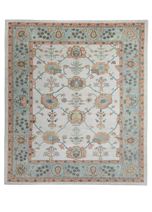 Turkish Oushak Rug 8'6" x 9'9" #20431