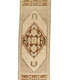 Turkish Mini Rug Oriental Hand Knotted Vintage Rug 1'2" x 3'4" #21042