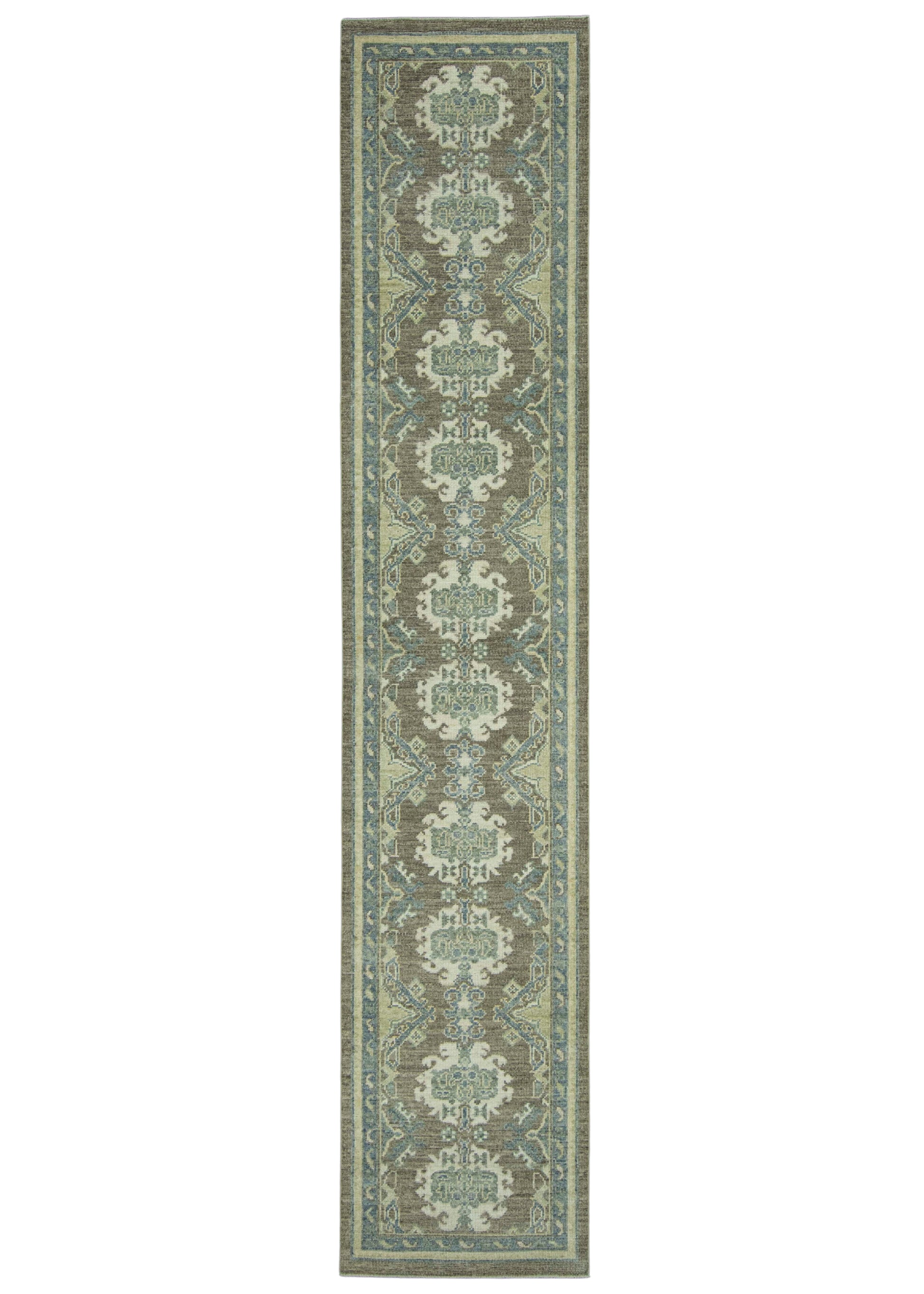 Turkish Oushak Rug 2'9" x 14' #19286