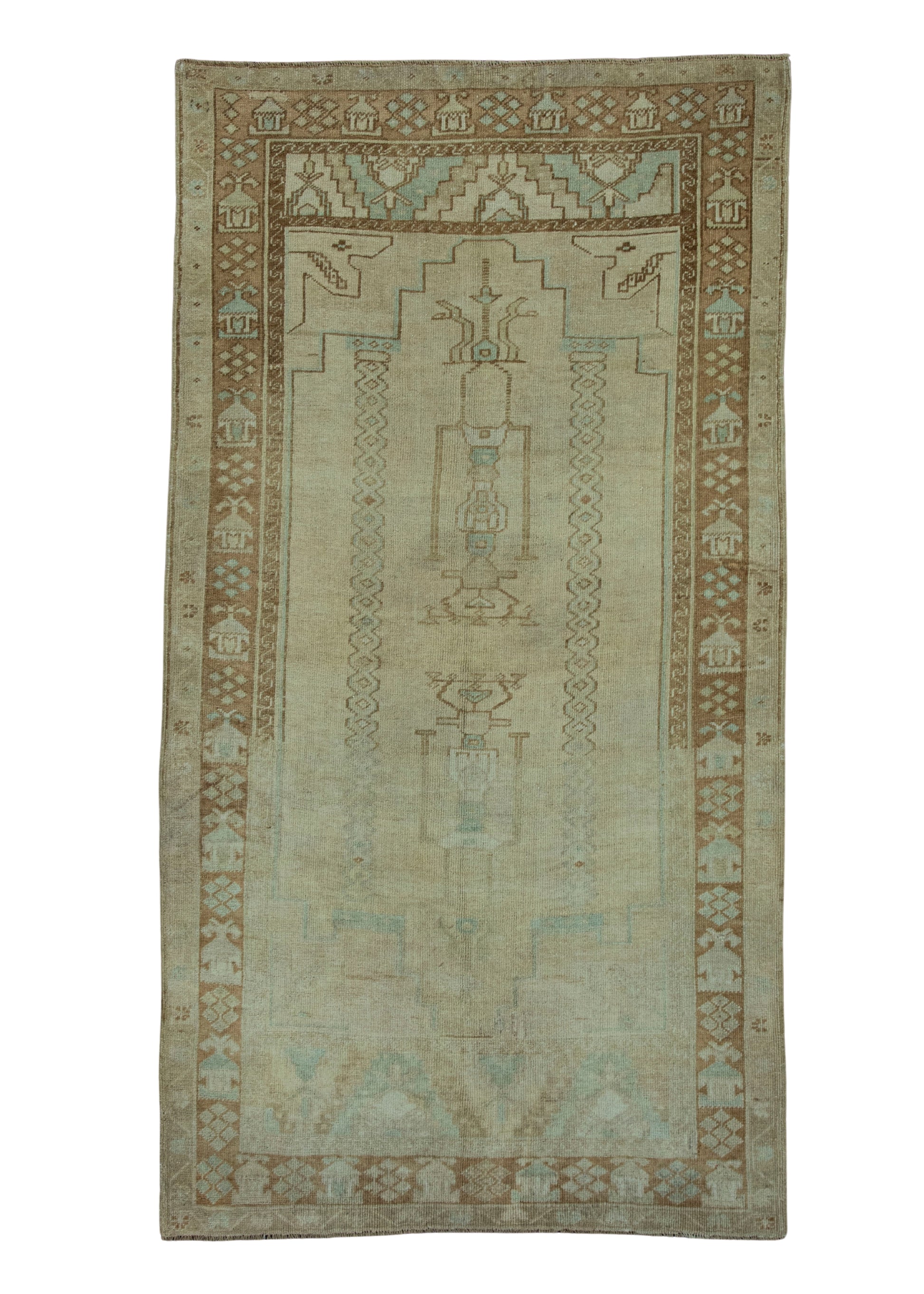 Turkish Vintage Rug 3'11 x 7'4" #20500