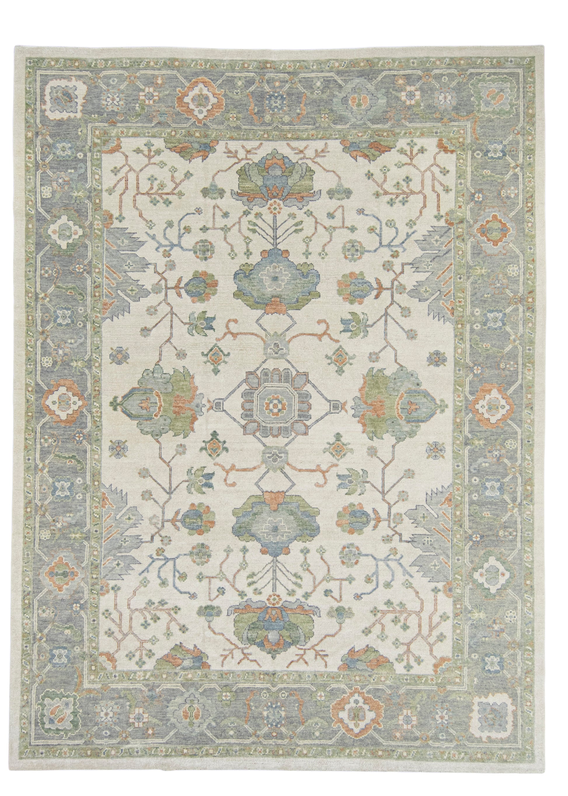 Turkish Oushak Rug 9'6" x 12'8" #20421
