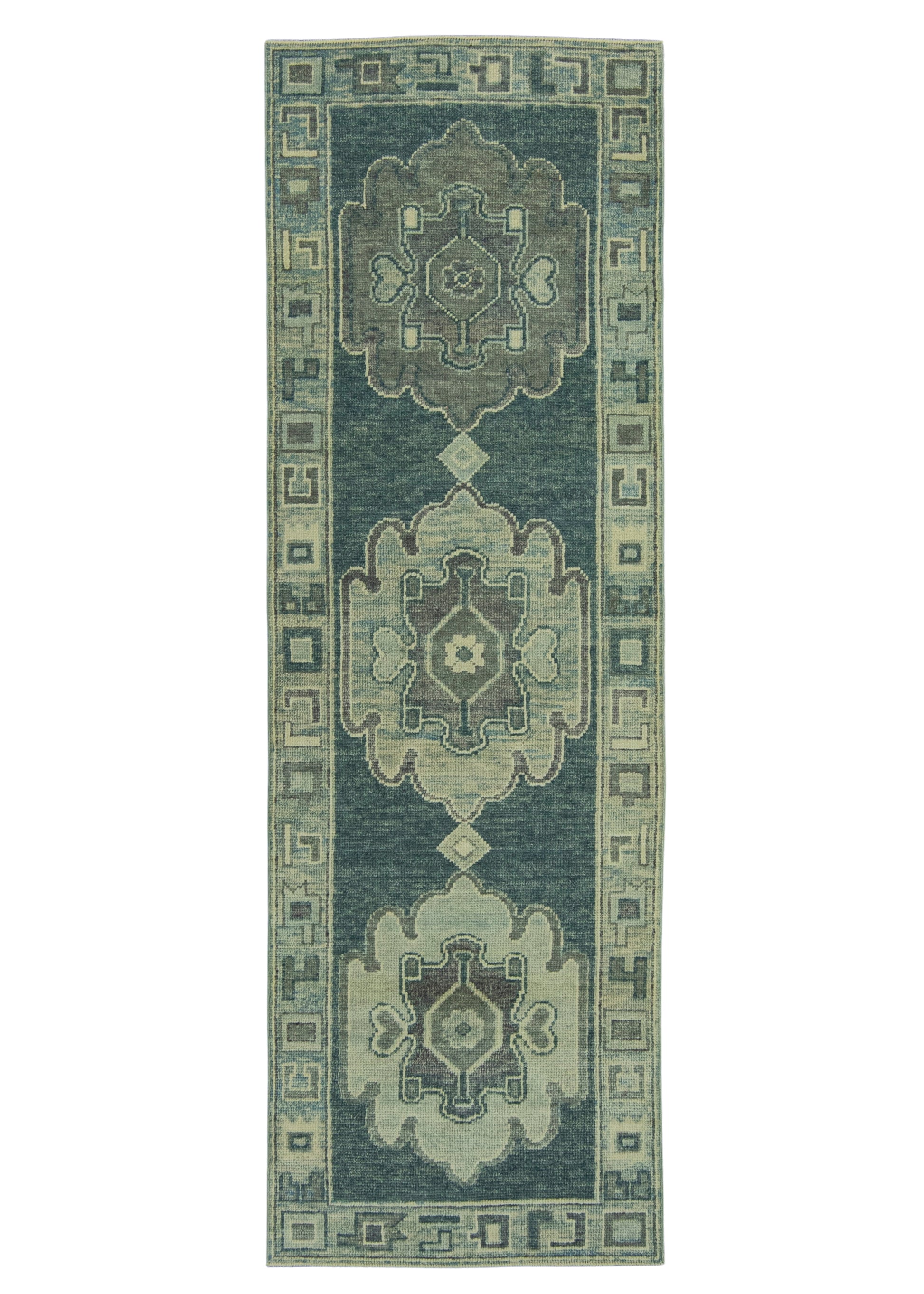 Turkish Oushak Rug 2'8" x 8'2" #19005