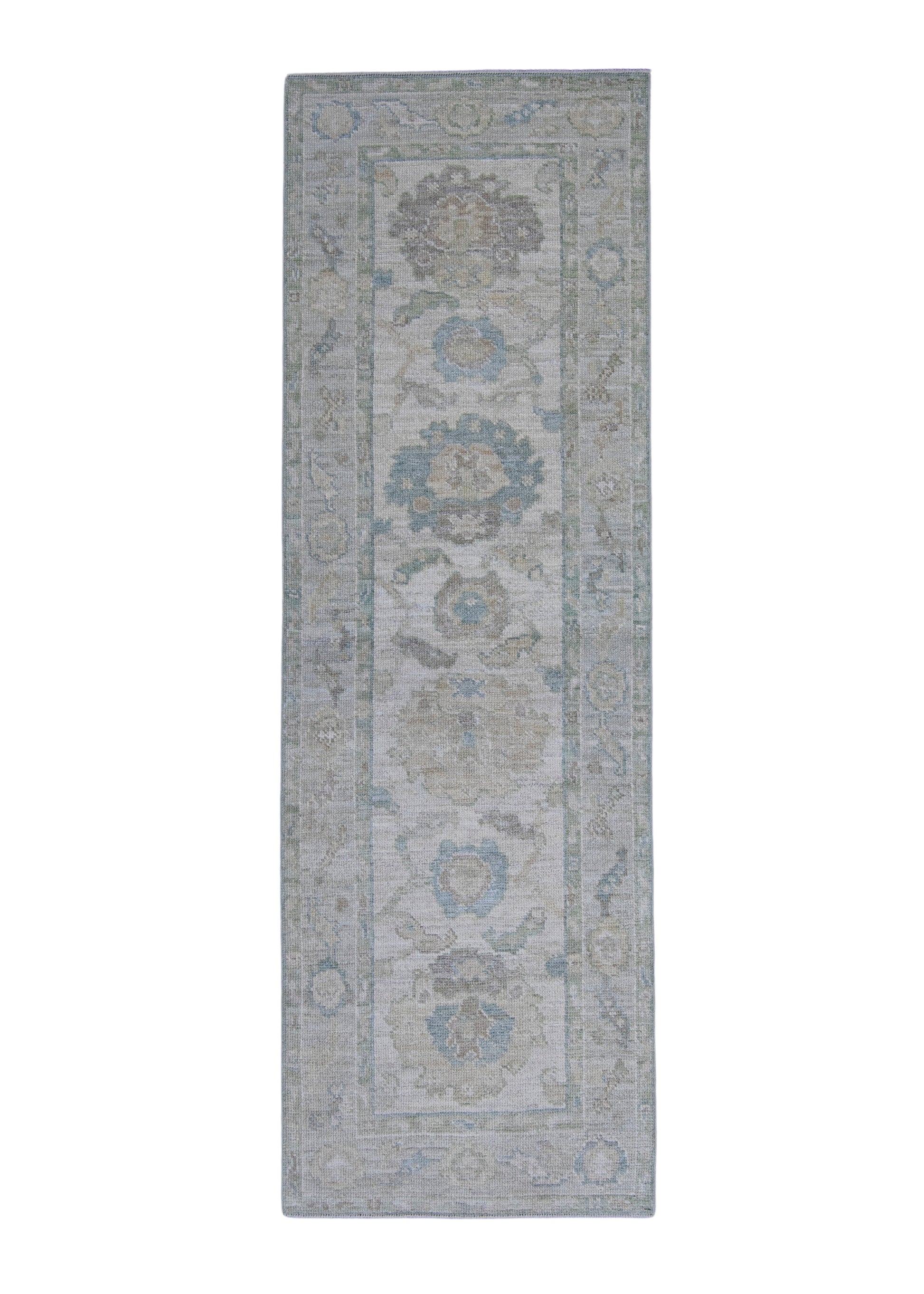 Turkish Oushak Runner Rug 2'8" x 8'4" #16404