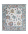 Square Turkish Oushak Rug 11'7" x 12'6" #17384