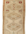 Turkish Mini Rug Oriental Hand Knotted Vintage Rug 1'10" x 2'10" #21045