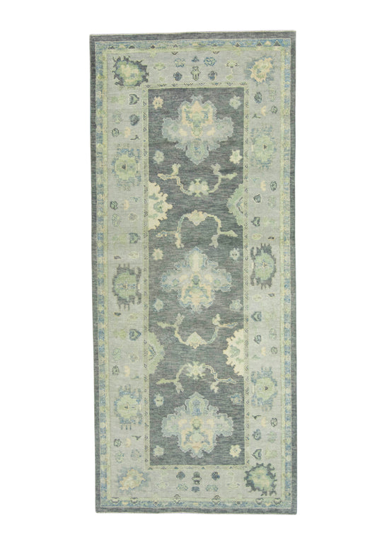 Turkish Oushak Rug 4'2" x 9'10" #18133