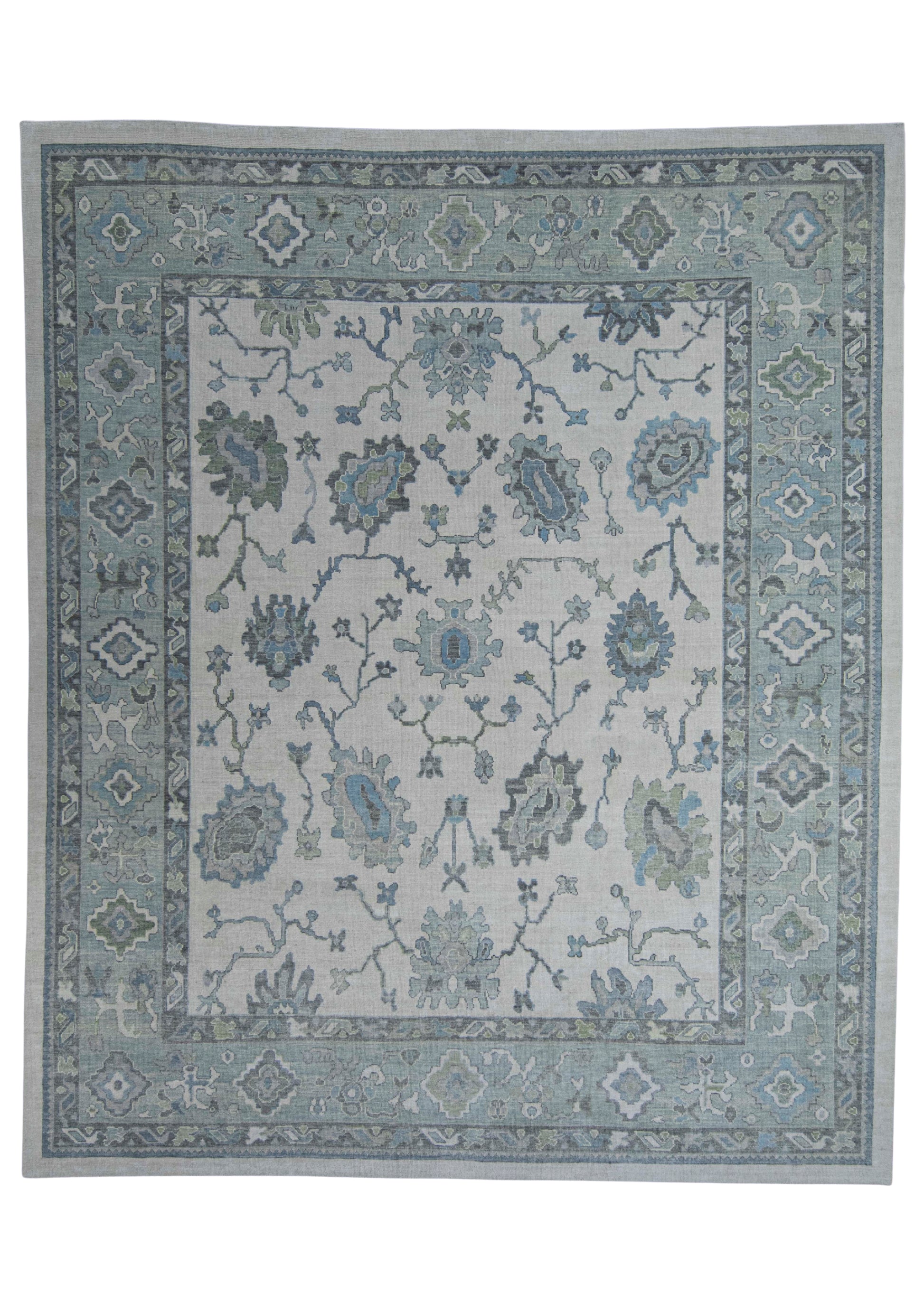 Turkish Oushak Rug 12'6" x 14'11" #20397