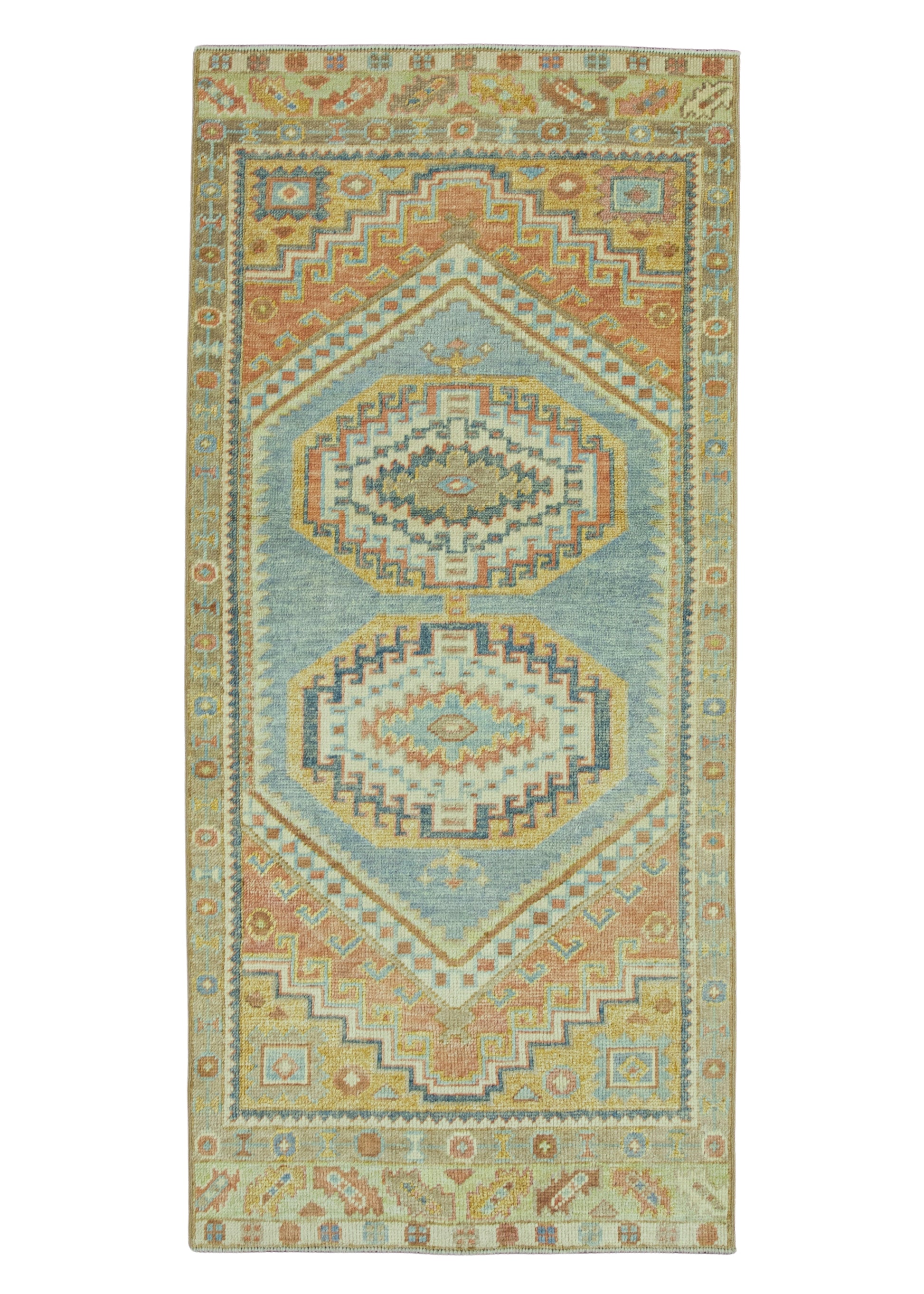 Turkish Oushak Rug 3' x 6'7" #19229