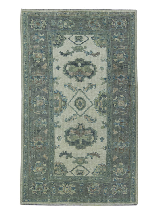 Turkish Oushak Rug 4'2" x 7' #17152