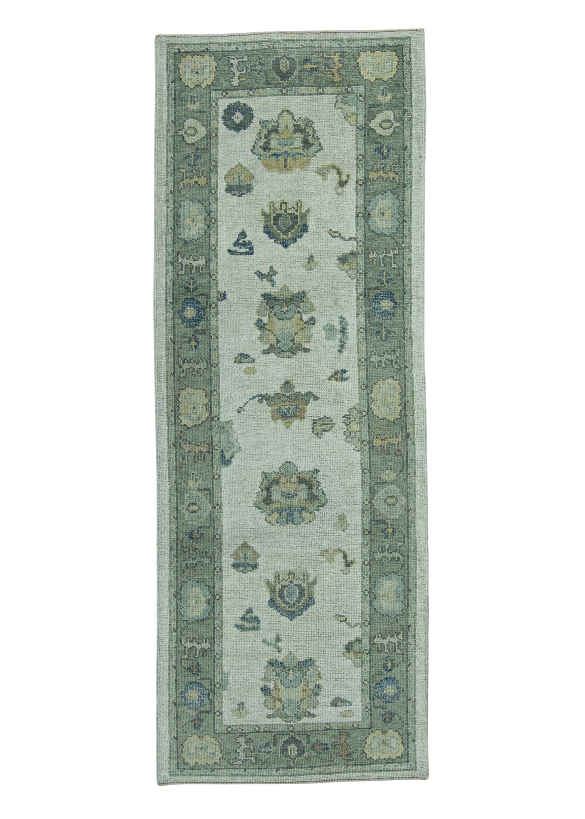 Turkish Oushak Rug 3' x 8'3" #19134