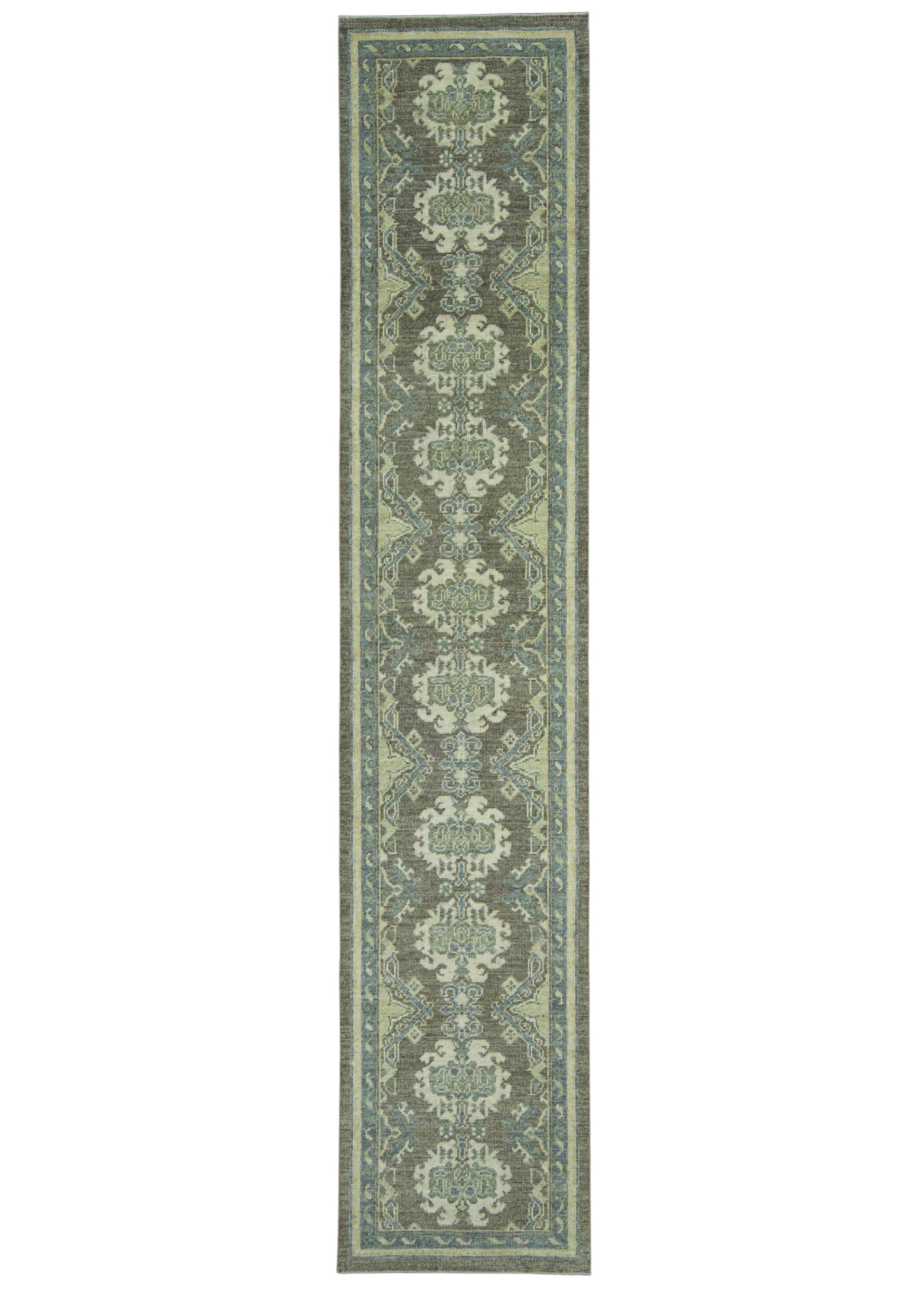 Turkish Oushak Rug 2'9" x 13'10" #19444