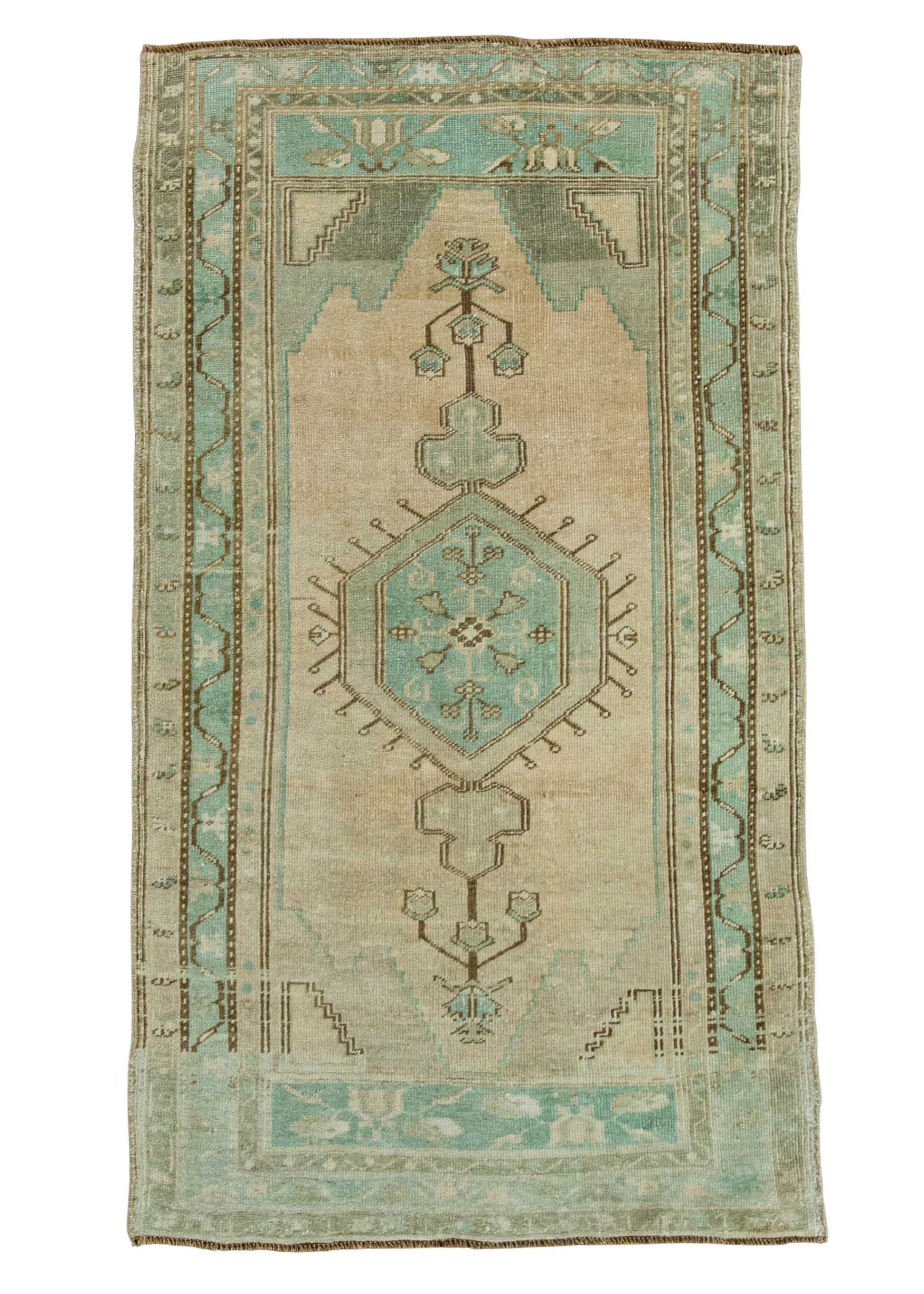Turkish Vintage Rug  2'11" x 5'4" #20821
