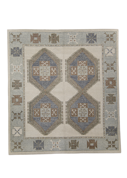 Turkish Oushak Rug 7'6" x 8'4" #01