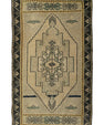 Turkish Mini Rug Oriental Hand Knotted Vintage Rug 1'11" x 3'3" #21202