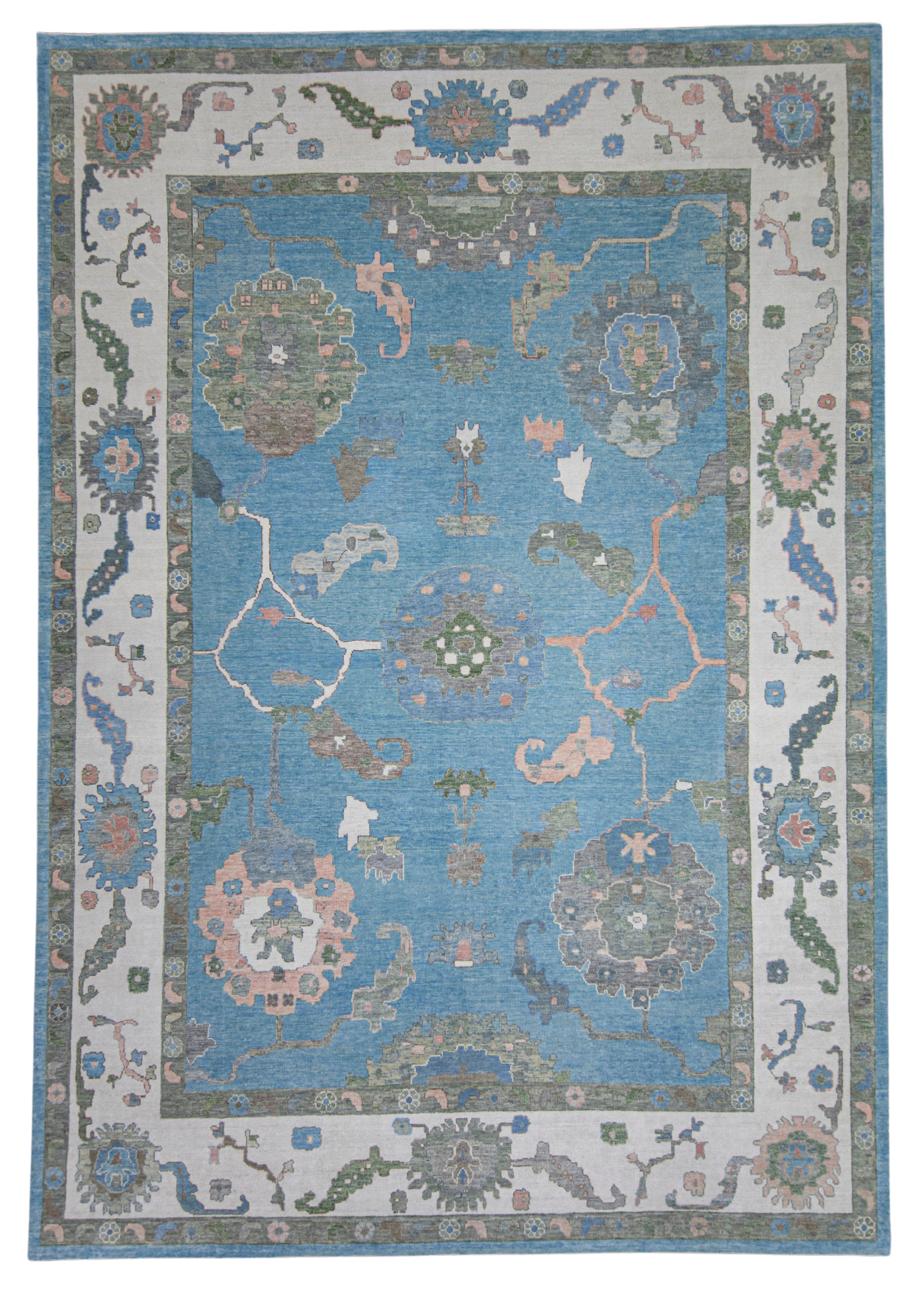 Turkish Oushak Rug 12'3" x 17'8" #17163