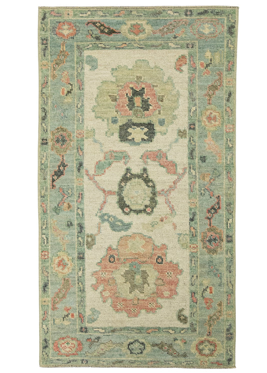 Turkish Oushak Rug 2'9" x 5' #20254