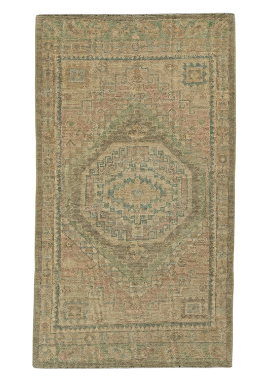 Turkish Oushak Rug 3'2" x 5'7" #20242