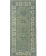 Turkish Oushak Rug 3'10" x 8'2" #17005