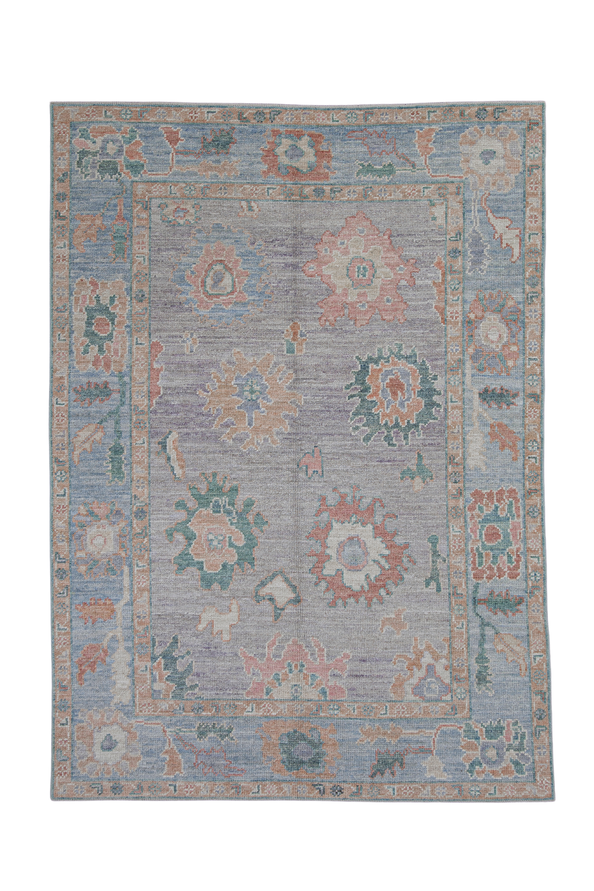 Turkish Oushak Rug 4'11" x 6'10" #2126