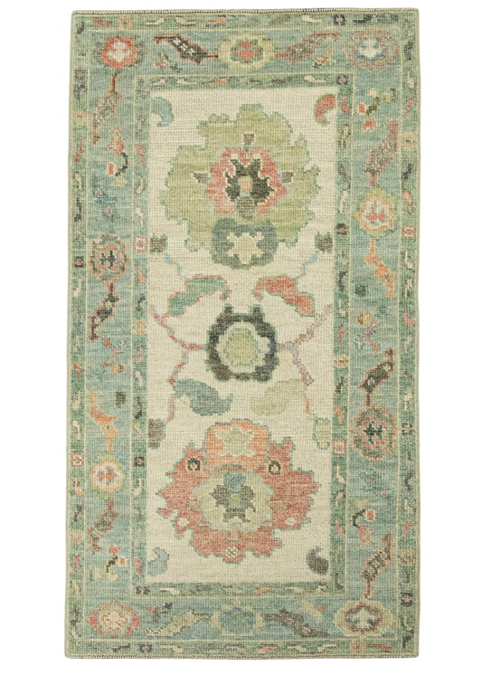 Turkish Oushak Rug 2'9" x 5' #20231