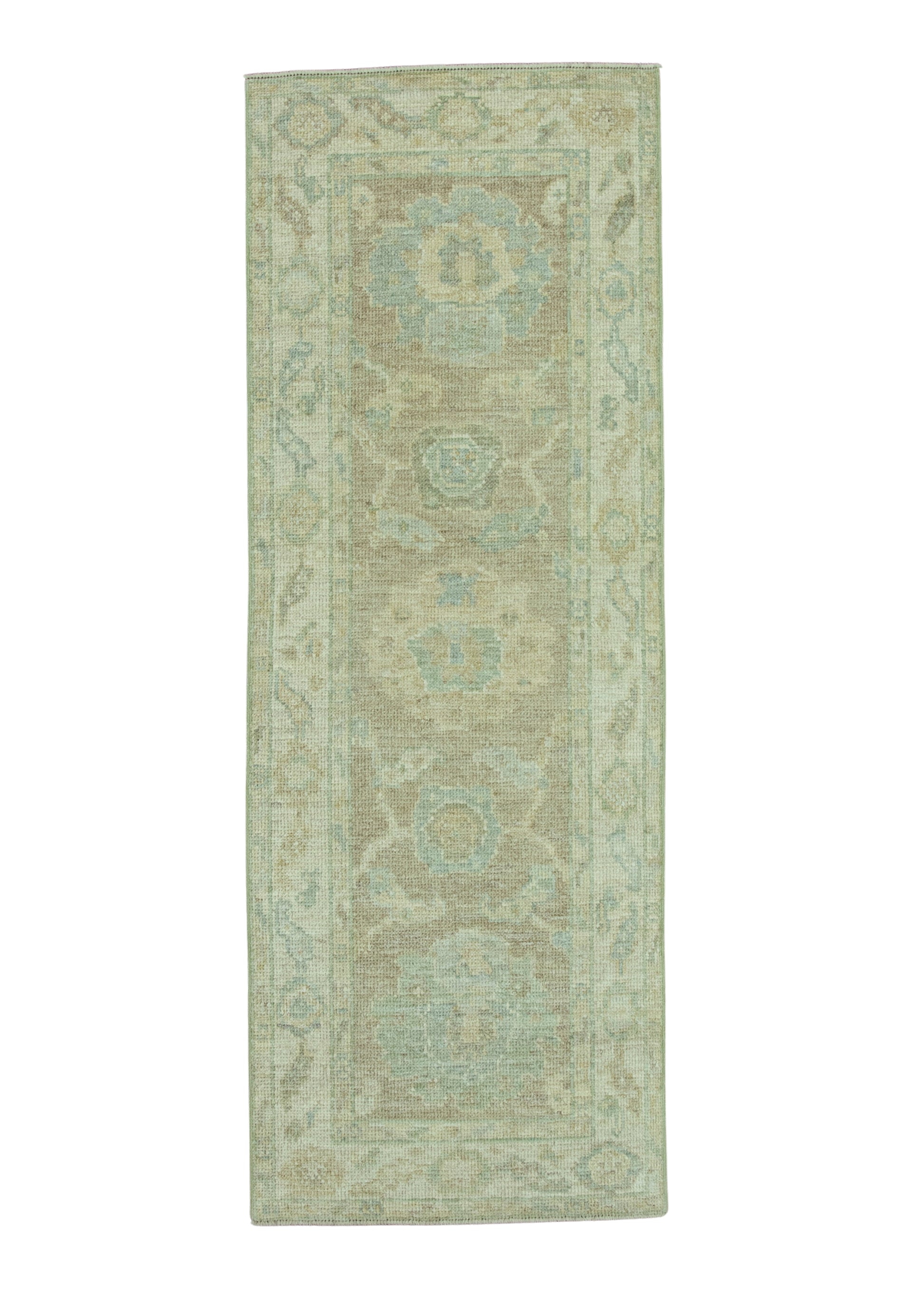 Turkish Oushak Rug 2'3" x 6'3" #19472