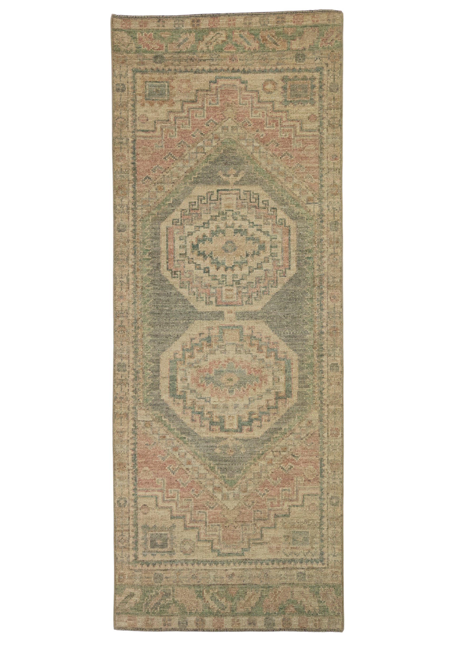 Turkish Oushak Rug 2'10" x 7'7" #20237