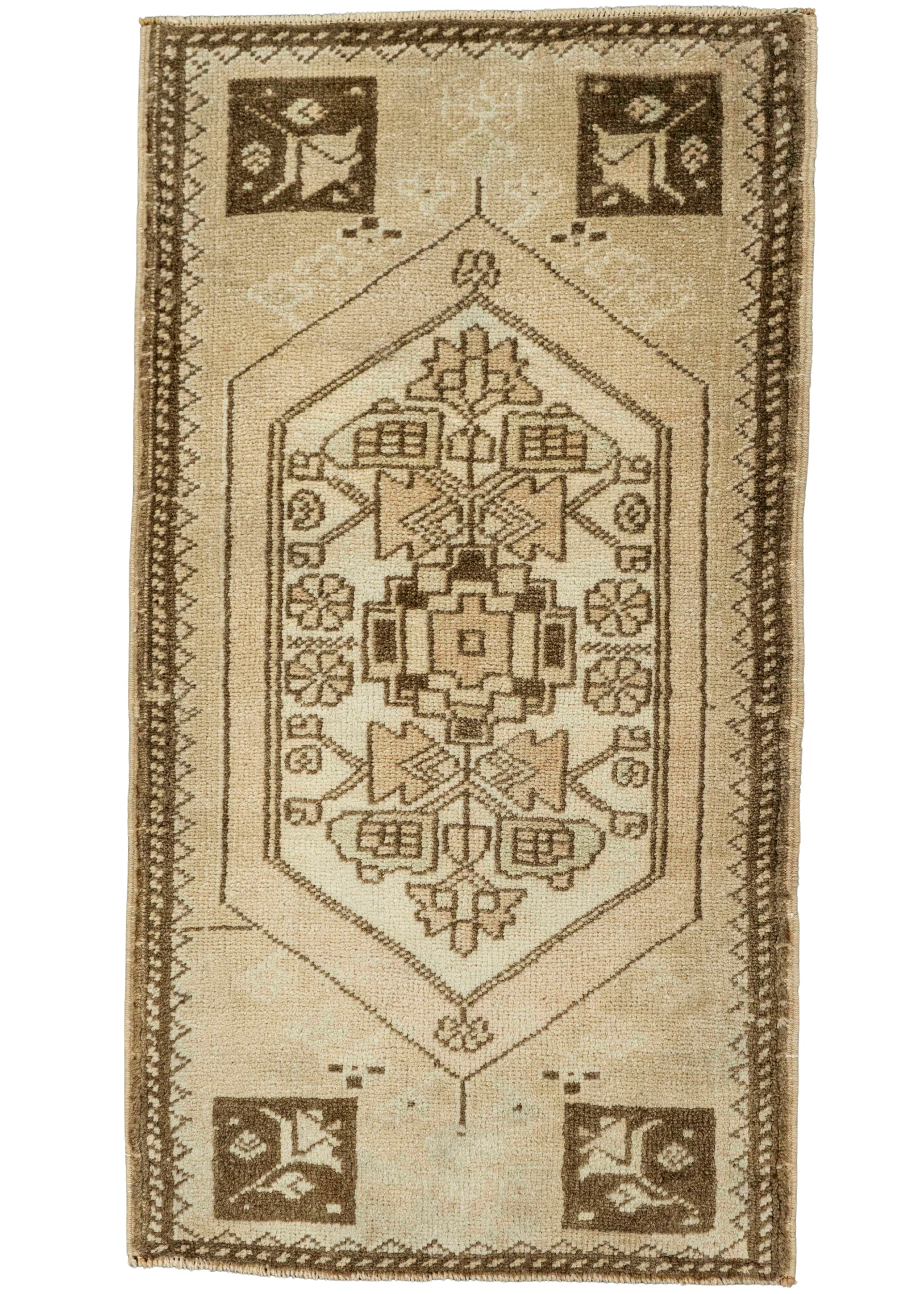 Turkish Yastik Rug  1'8" x  3'1" #22083