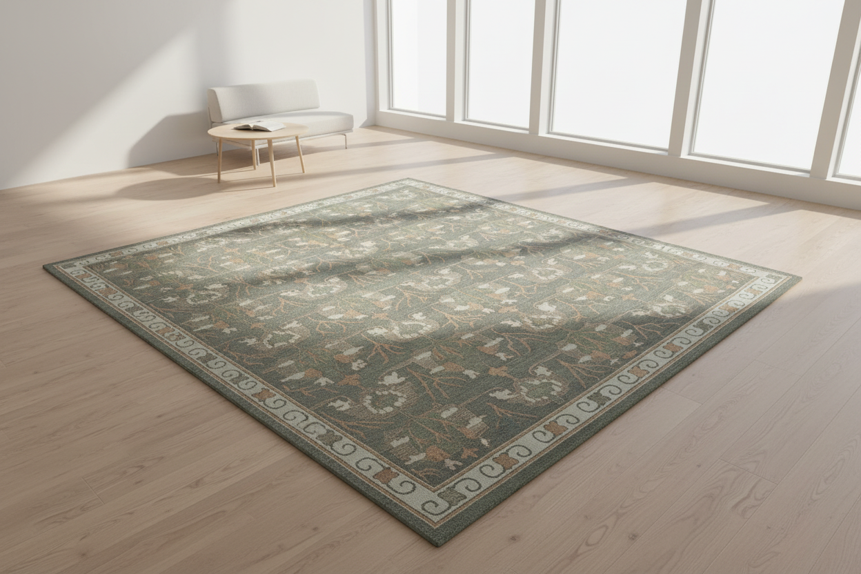 Turkish Oushak Square Rug 13'4" x 13'10" #20393
