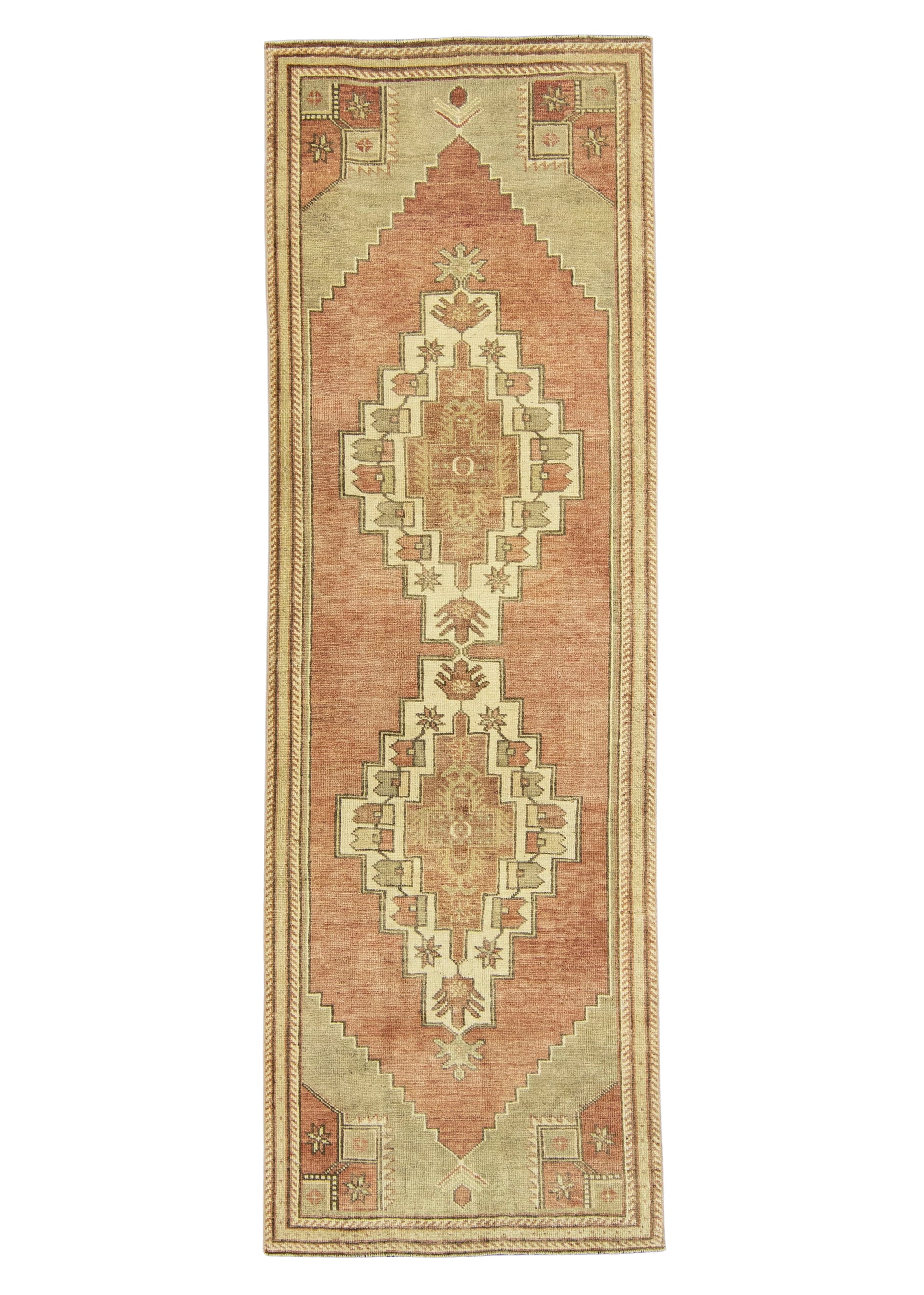 Turkish Anatolian Runner Rug 3'1" x 9'6" #22246