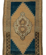 Turkish Mini Rug Oriental Hand Knotted Vintage Rug 1'10" x 2'10" #21192