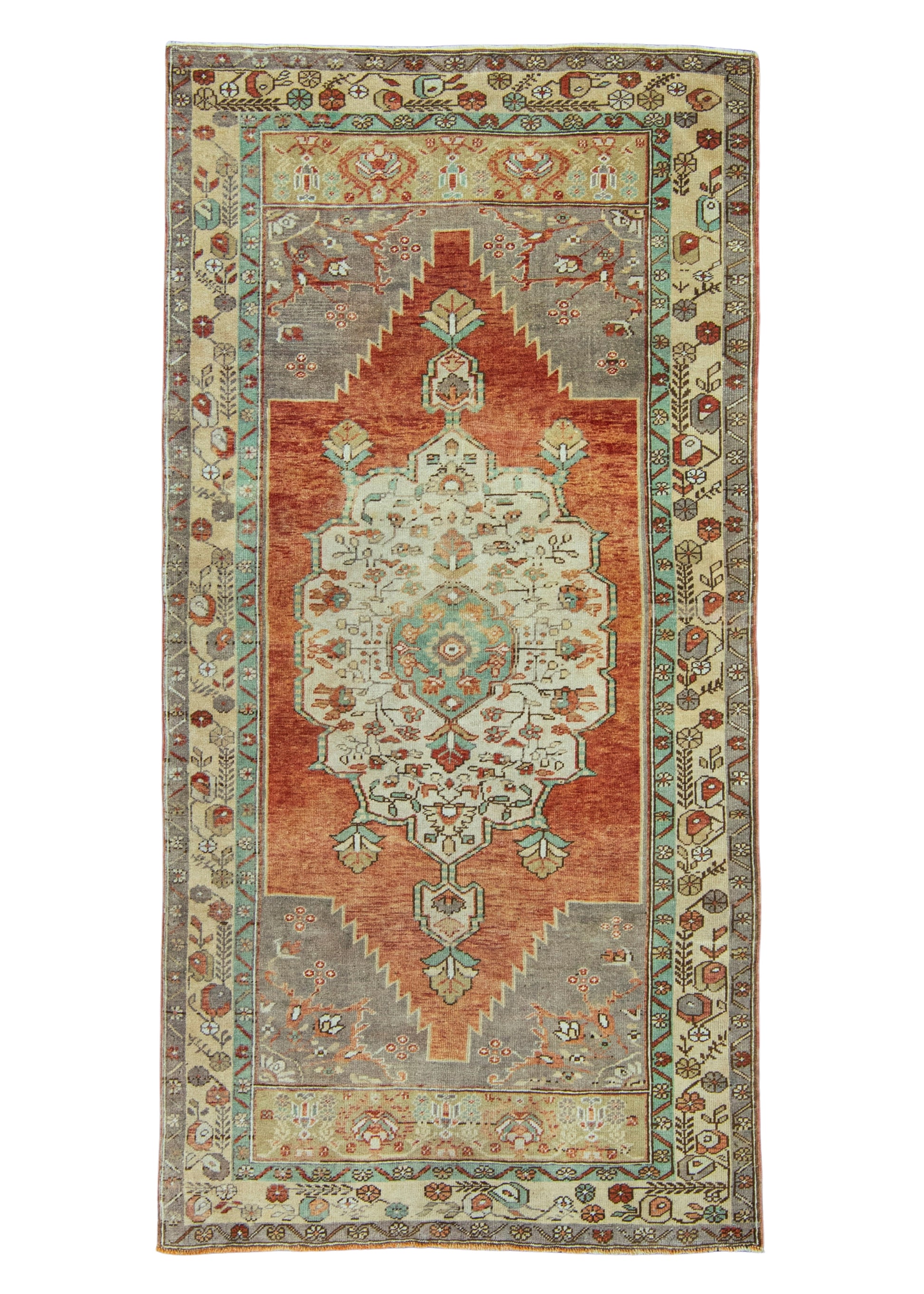 Turkish Vintage Rug 4' x 8'1" #20811