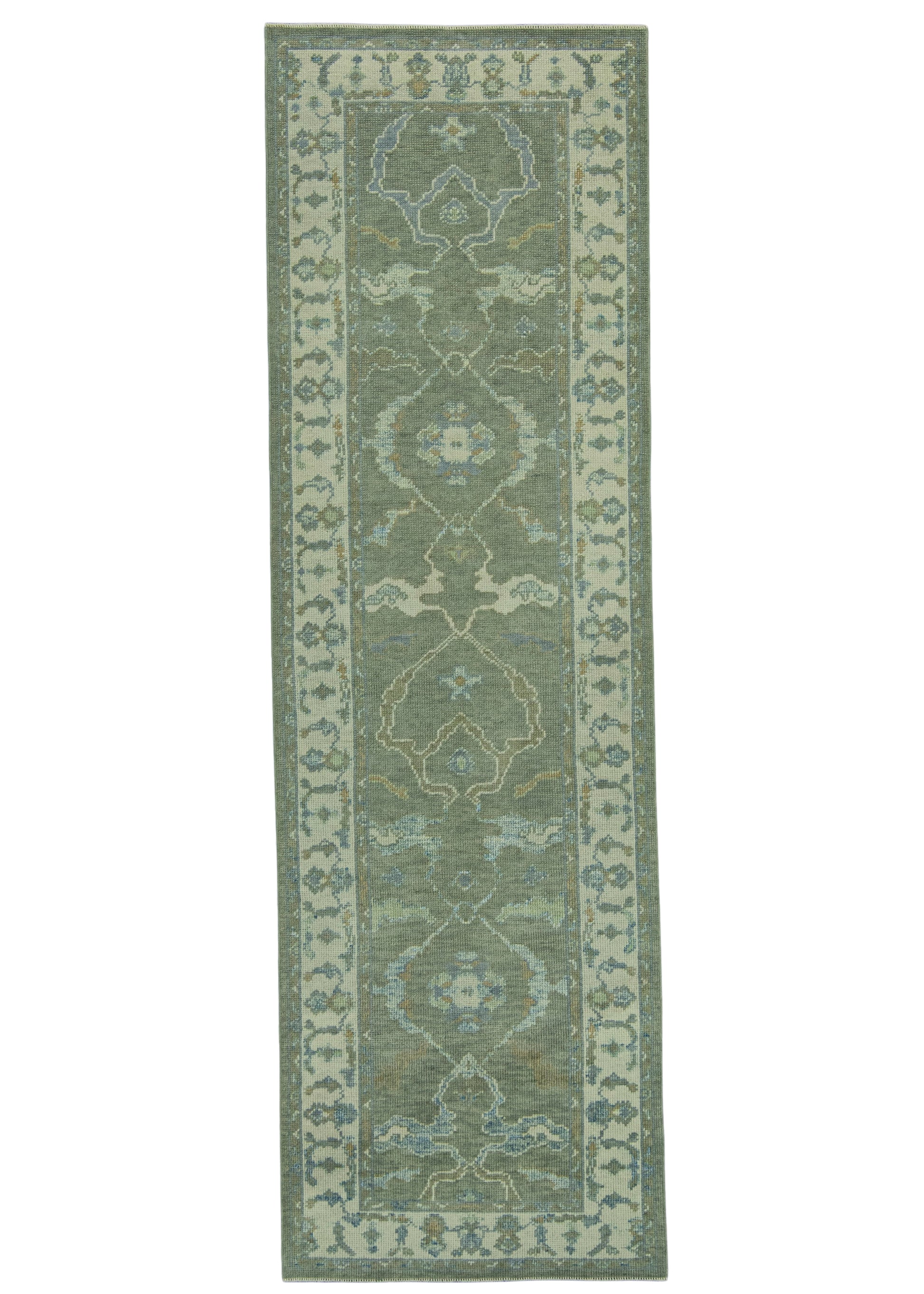 Turkish Oushak Rug 2'11" x 9'7" #19124