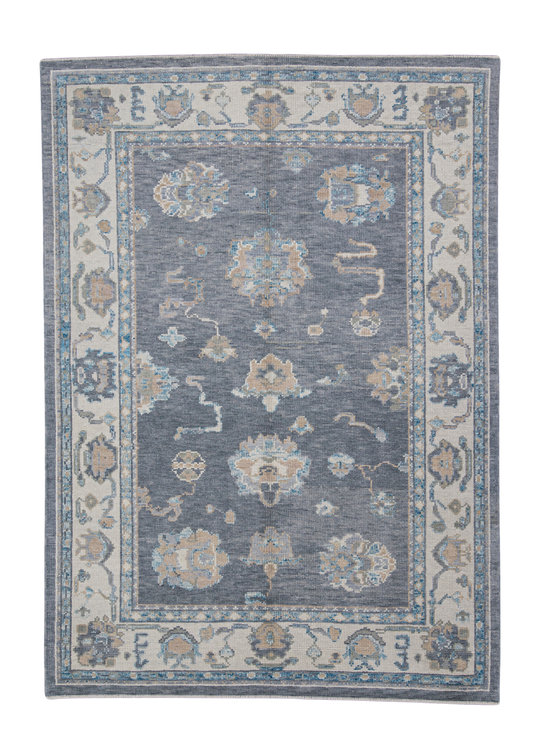 Turkish Oushak Rug 4'8" x 6'7" #12147