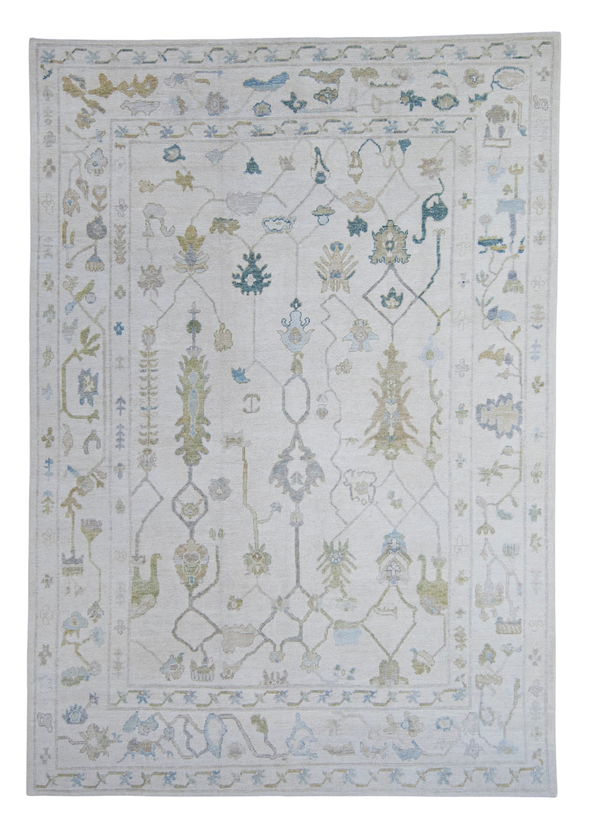 Turkish Oushak Rug 9'5" x 13'5" #20394