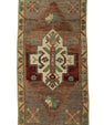 Turkish Mini Rug Oriental Hand Knotted Vintage Rug 1'8" x 3'3" #21187