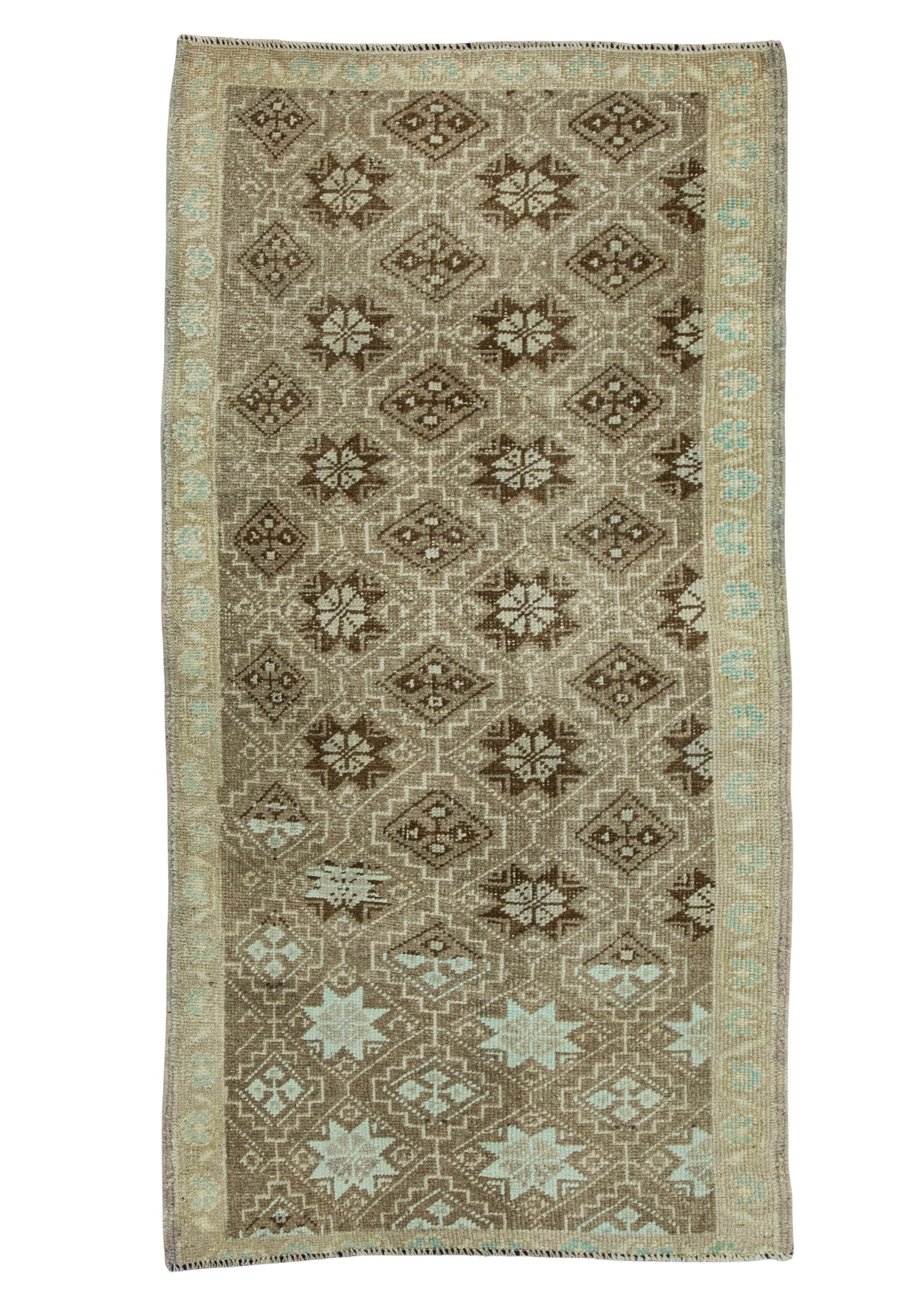 Turkish Vintage Rug  2'8" x 3'5" #20839