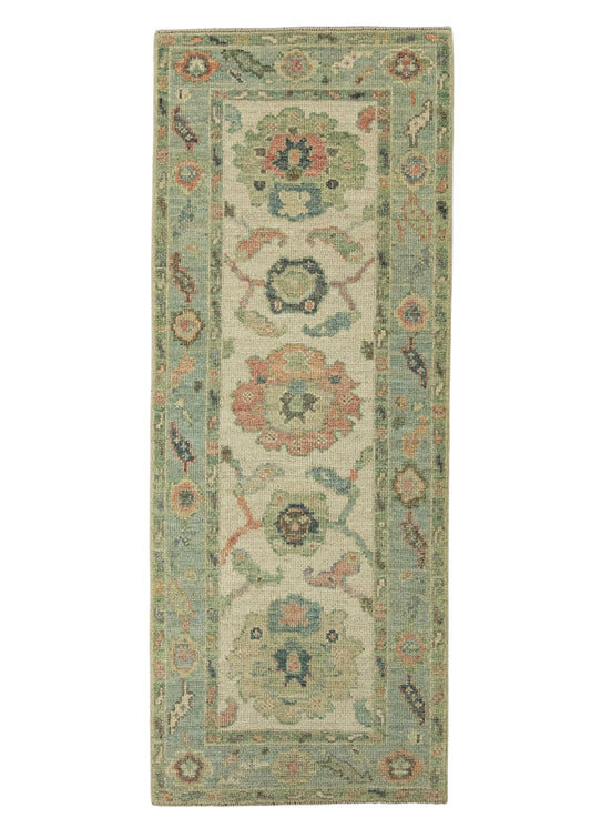 Turkish Oushak Rug 2'3" x 5'9" #20218