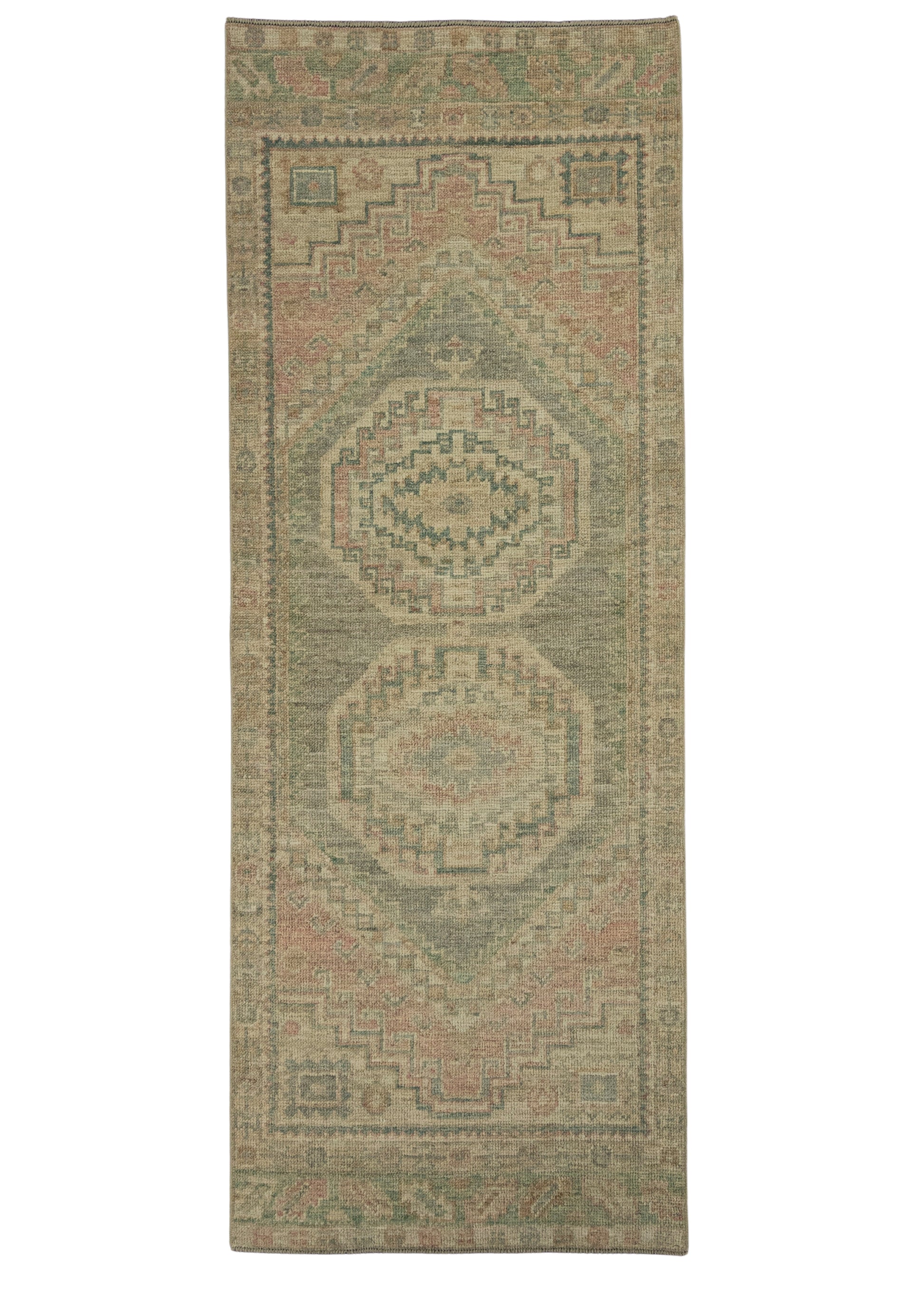 Turkish Oushak Rug 2'10" x 7'6" #20263
