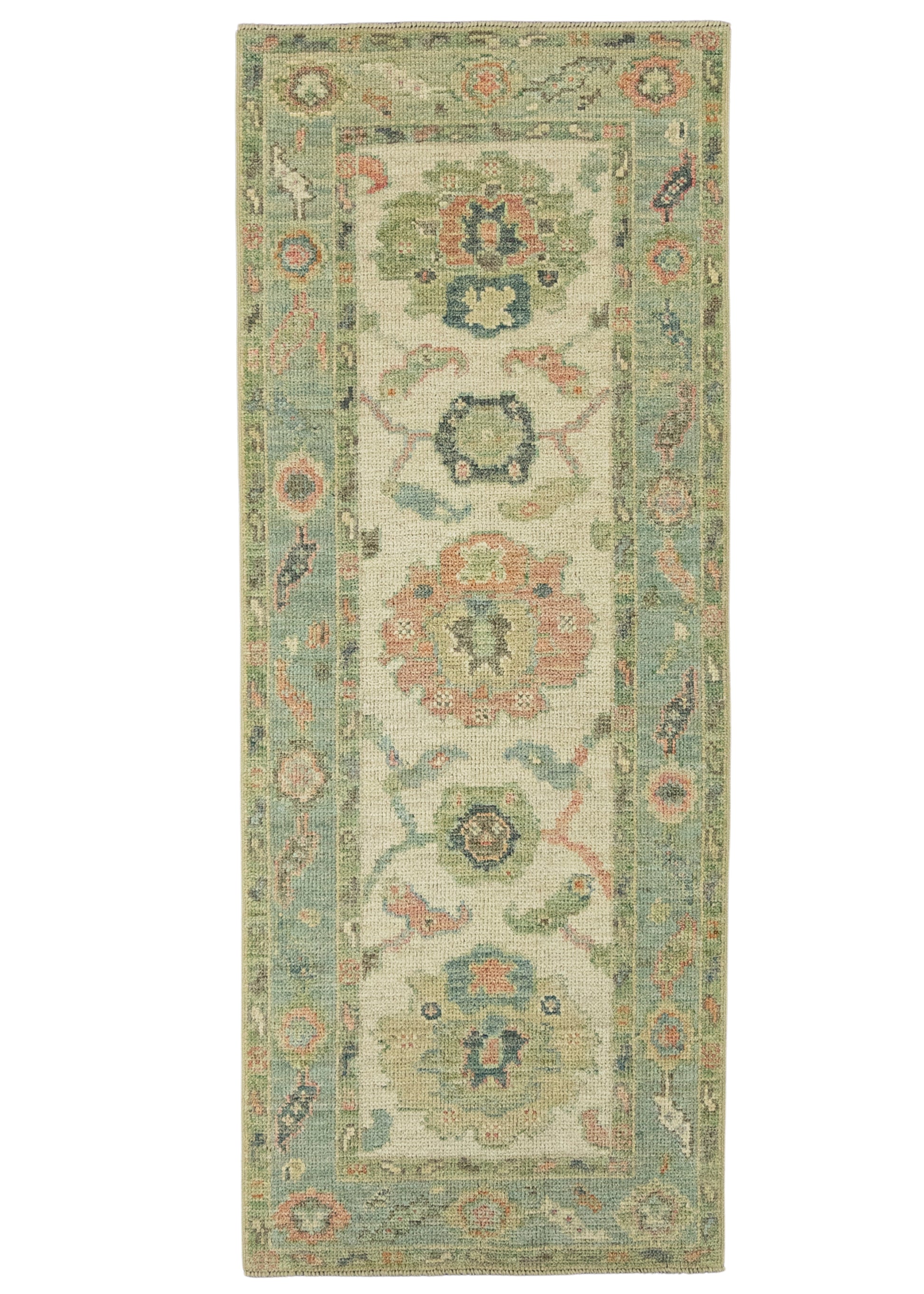 Turkish Oushak Rug 2'3" x 5'9" #20220