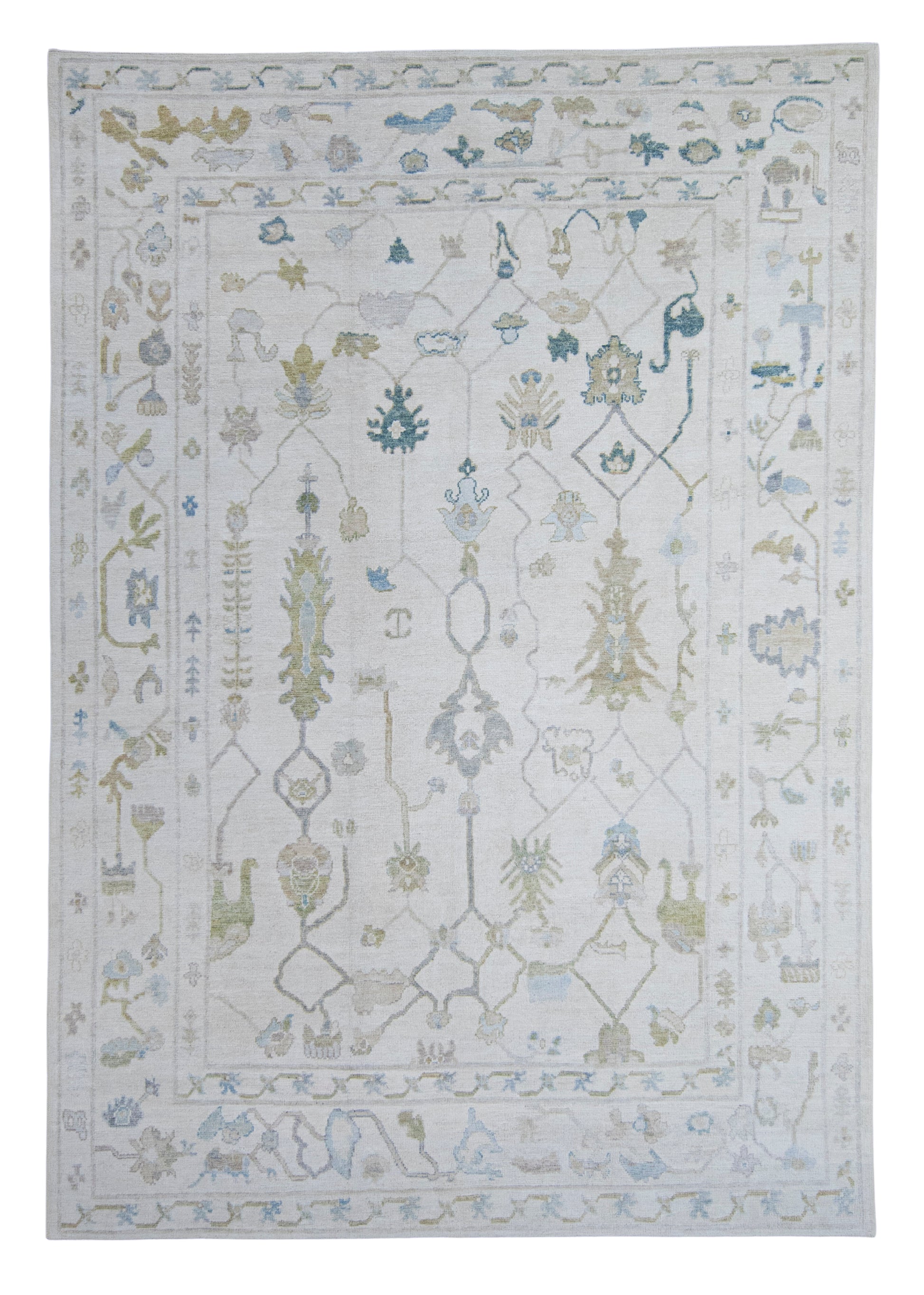 Turkish Oushak Rug 10'11" x 14'9" #20401