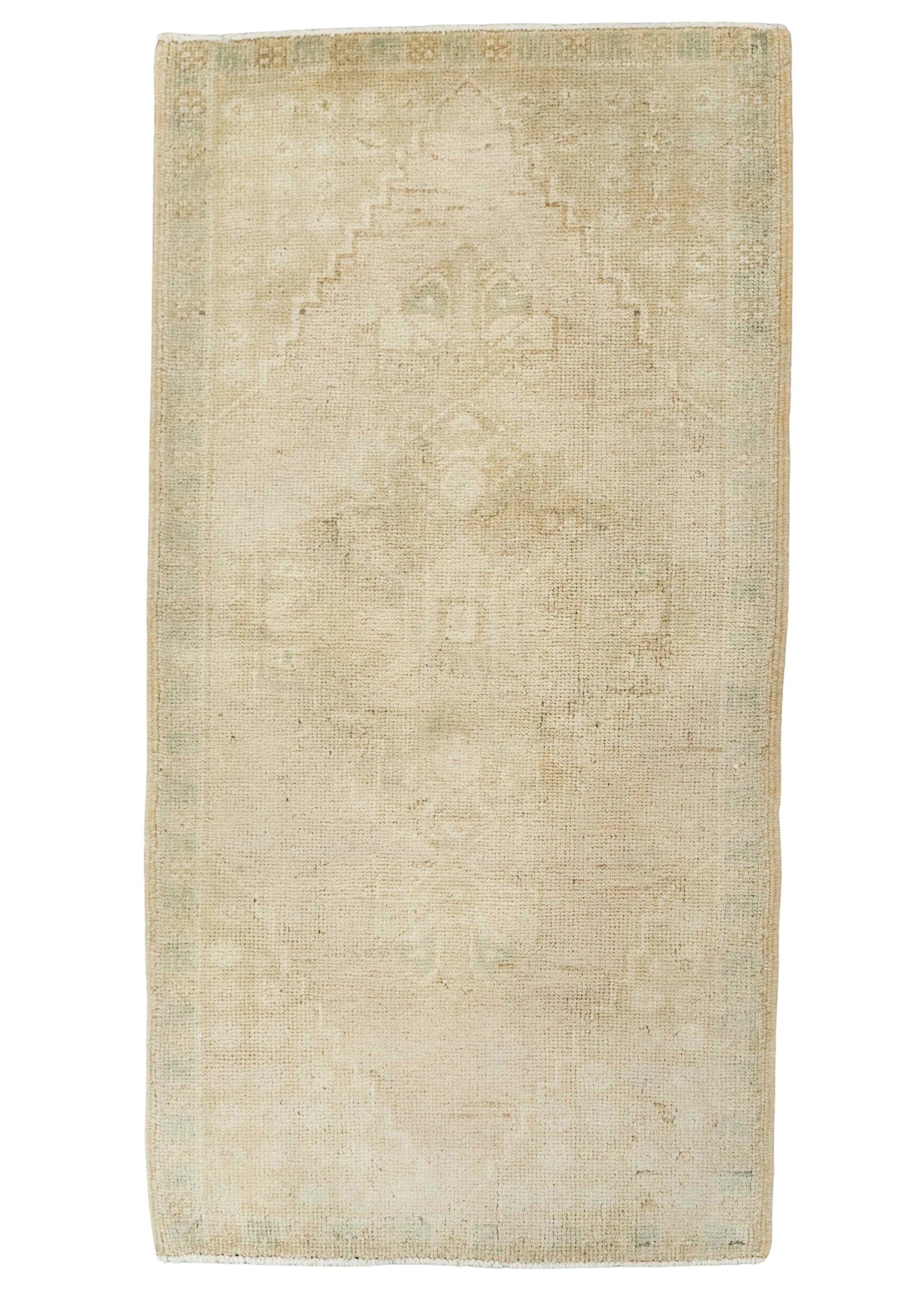 Turkish Mini Rug Oriental Hand Knotted Vintage Rug  1'7" x  3'1" #22074