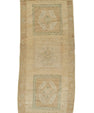 Turkish Mini Rug Oriental Hand Knotted Vintage Rug 1'8" x 3'10" #21174