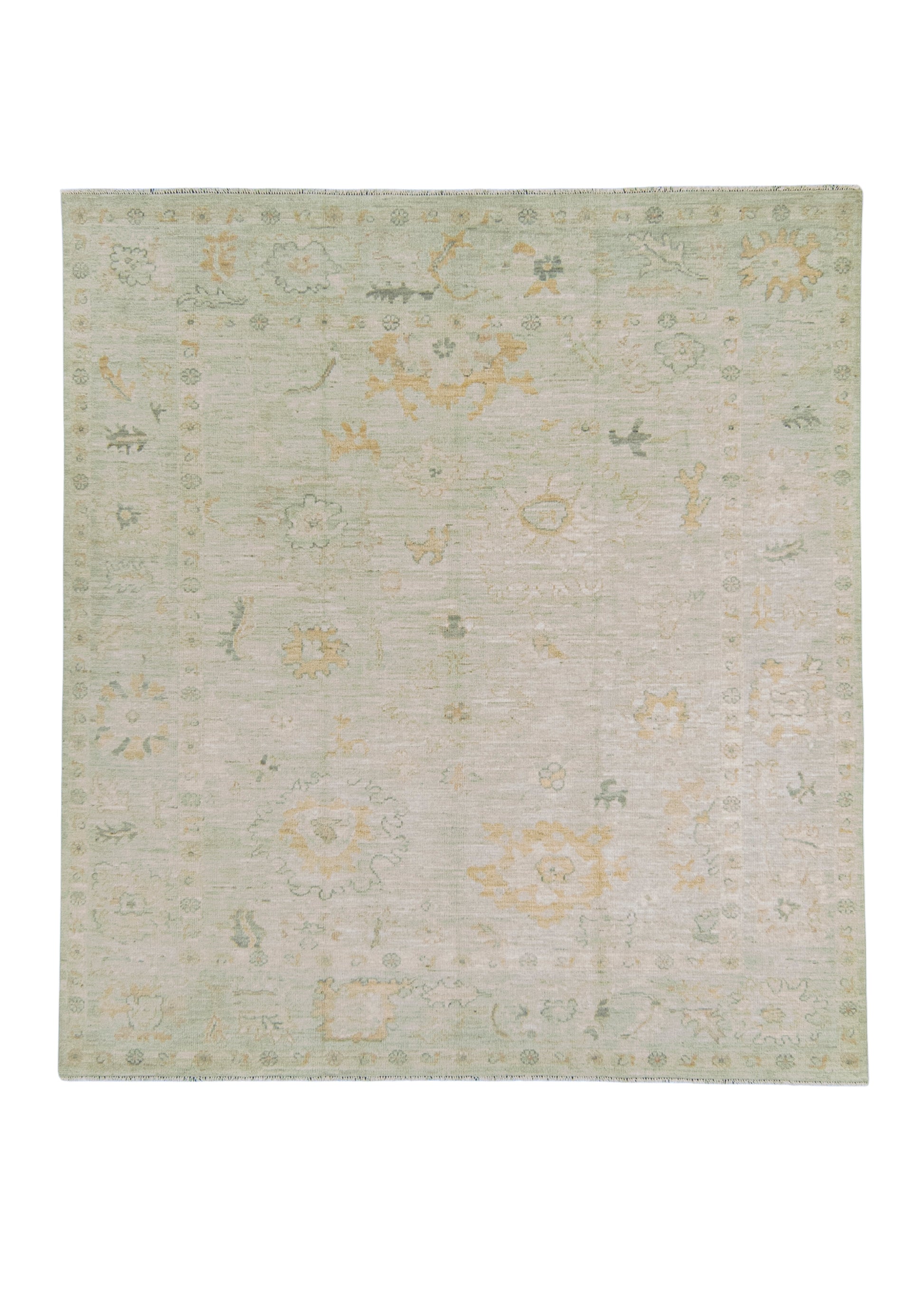 Oushak Square Rug 8'2" x 8'11" #22852