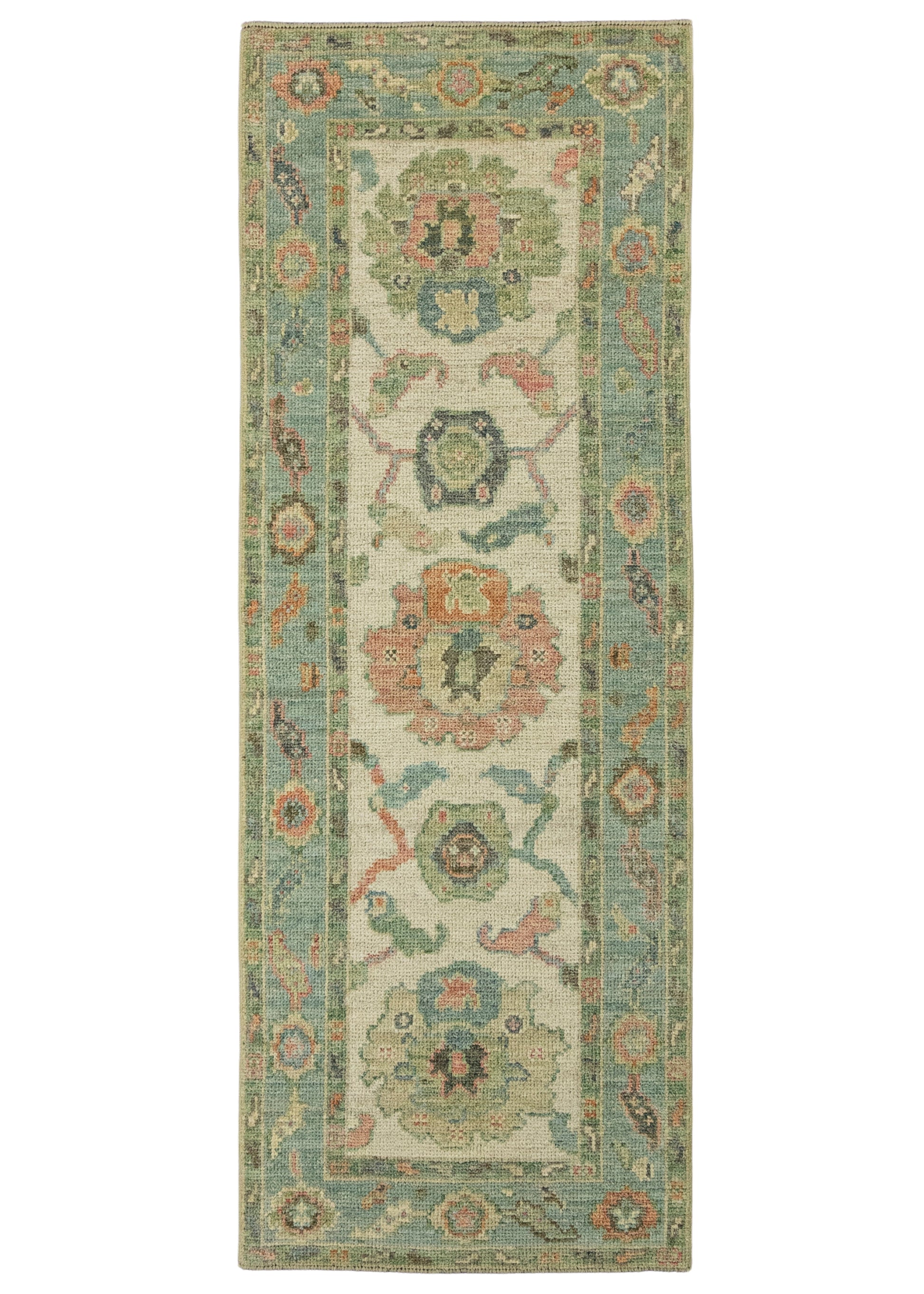 Turkish Oushak Rug 2'3" x 6'2" #20219
