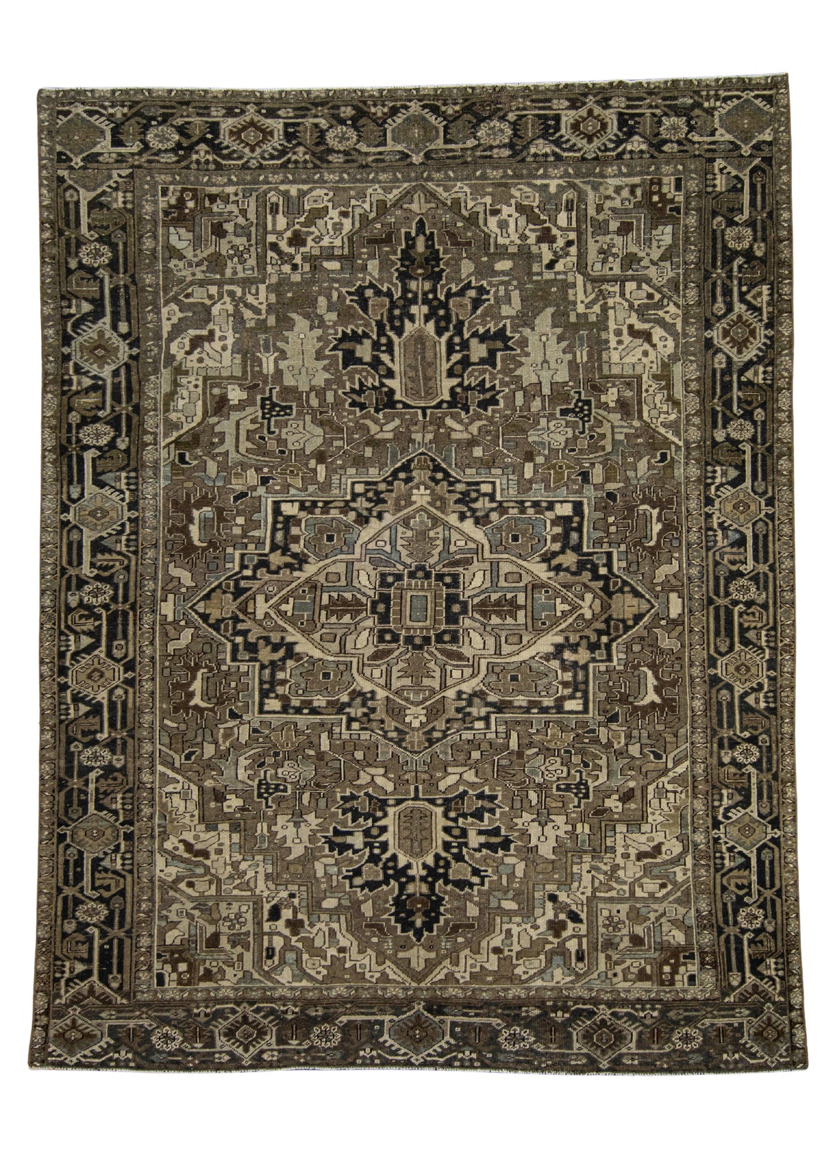 Antique Turkish Rug 8'6'' x 11' #12112