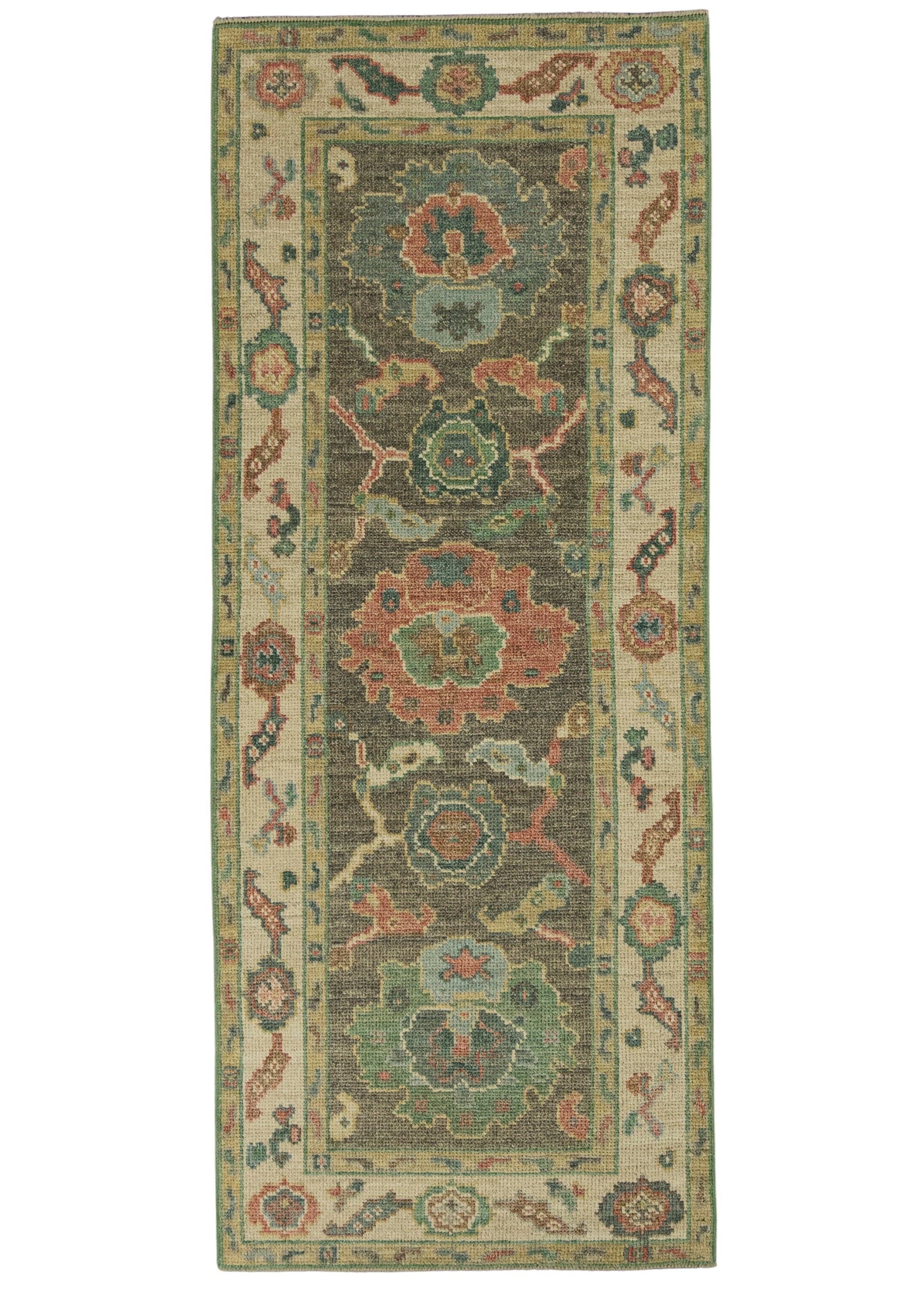 Turkish Oushak Rug 2'6" x 6'4" #20221