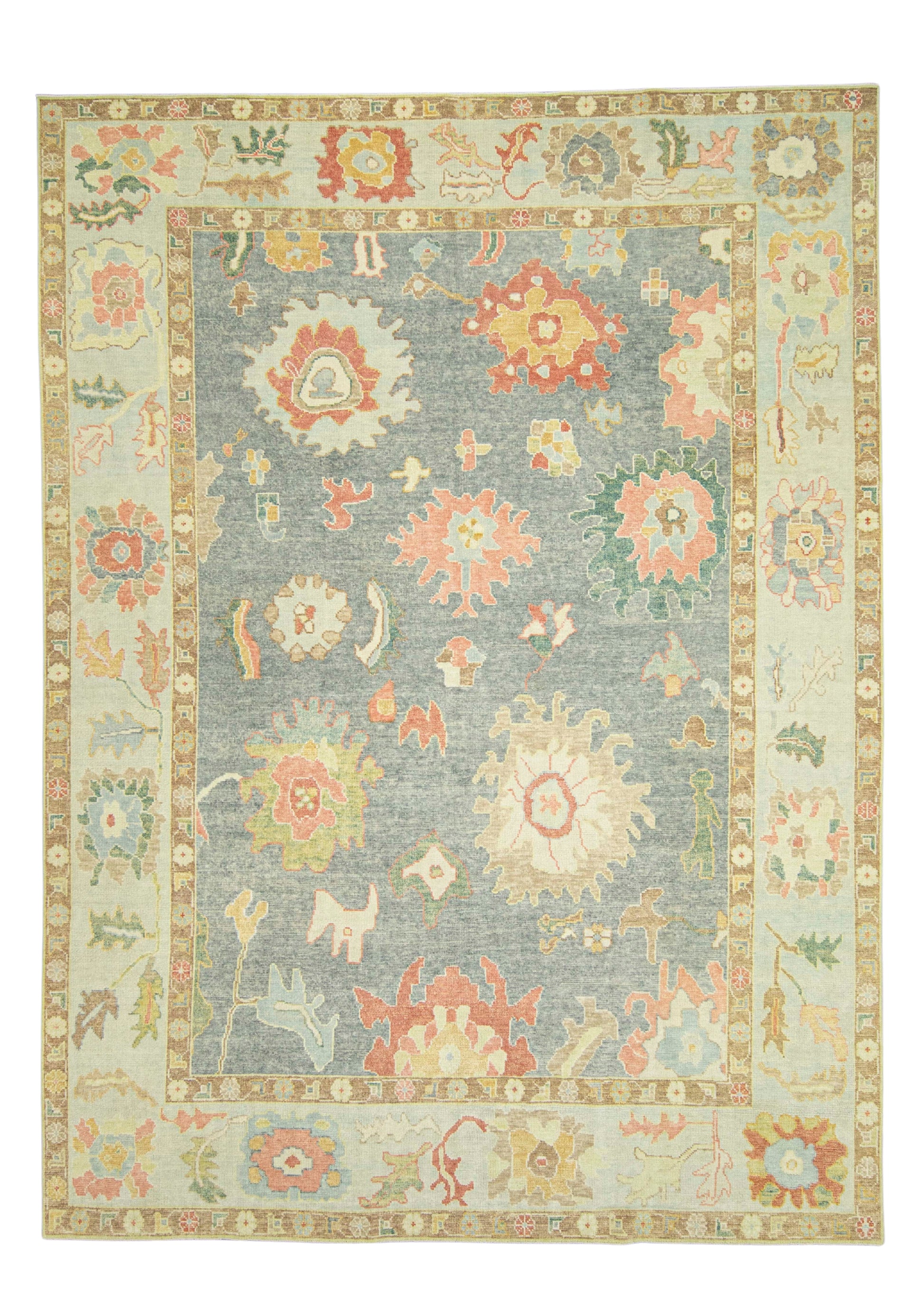 Turkish Oushak Rug 9'3" x 12'6" #22203