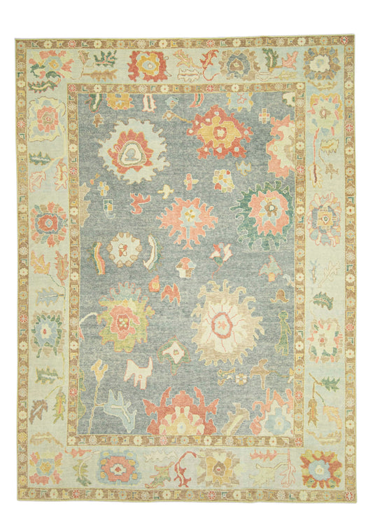 Turkish Oushak Rug 9'3" x 12'6" #22203