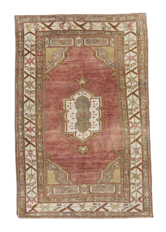 Turkish Vintage Anatolian Rug 5'3" x 7'11" #16854